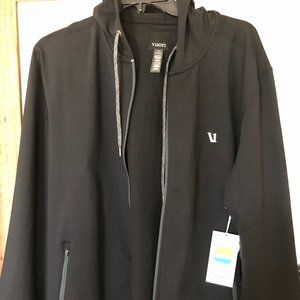 BNWT Men's Vuori Johnson Jacket Hoodie Black Size M